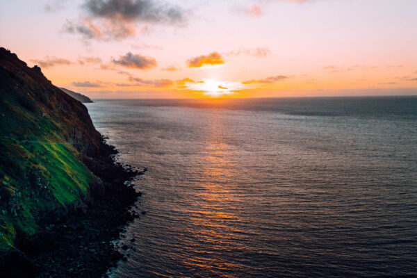Sunsets at Lynmouth Bay