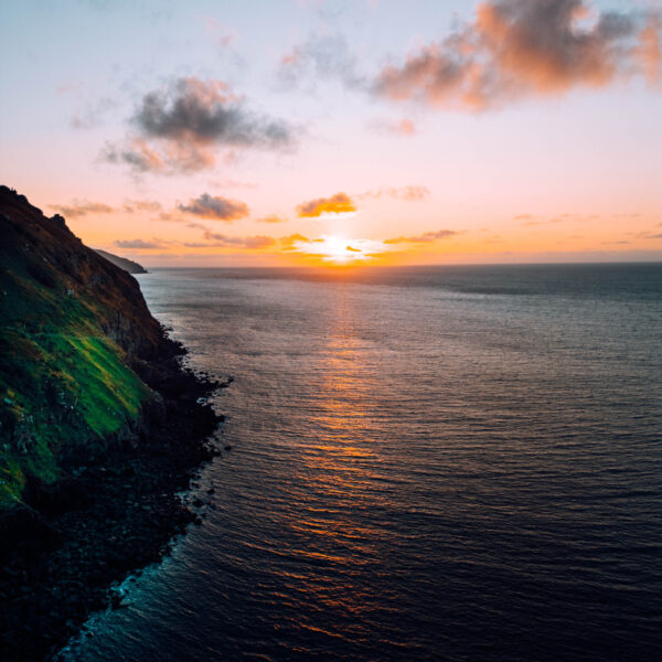 Sunsets at Lynmouth Bay